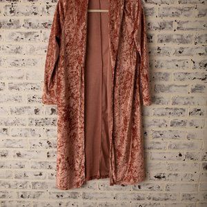 Rose Velvet Cardigan